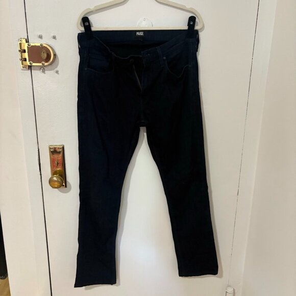 NWOT Paige Transcend Federal Slim Straight - Inkwell - 32 - Picture 4 of 7